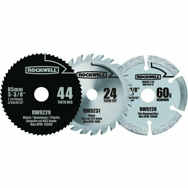 Worx/Rockwell VersaCut Circular Saw Blade Set RW9232K